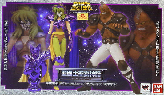 Bandai Saint Seiya Myth Cloth Masami Kurumada Ophiuchus Shaina and Cassios