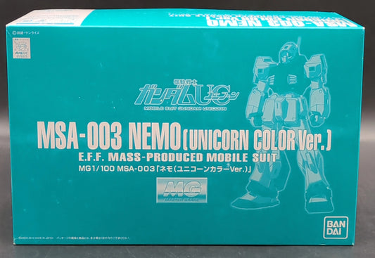 Bandai MG 1/100 - Mobile Suit Gundam Unicorn Nemo Unicorn Color ver.