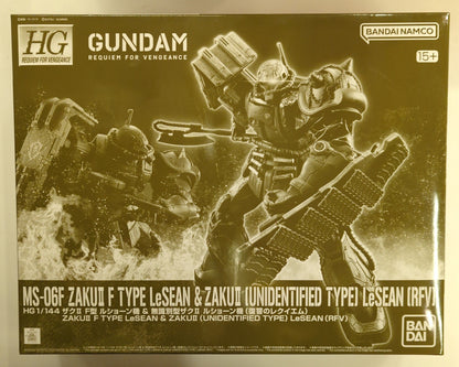 RFTERM0TOKEN HG 1/144 Mobile Suit RFTERM1TOKEN Requiem of Revenge Zaku II F Type LeShon Custom & Unidentified Zaku II LeShon Custom (Requiem of Revenge)