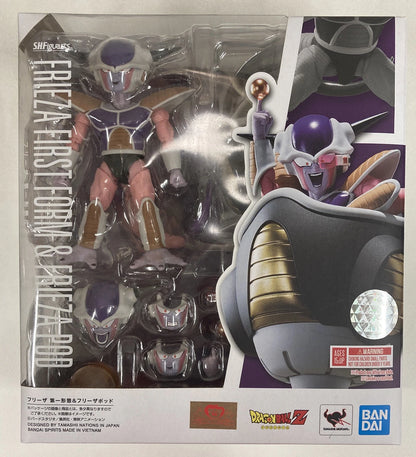 BANDAI SPIRITS SHFiguarts Frieza 1st Form & Frieza Pod Resale Edition