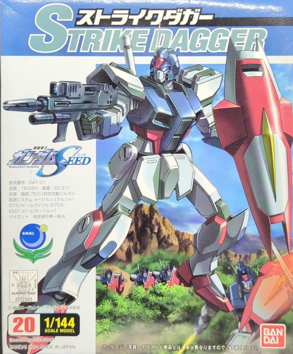 Bandai 1/144 Mobile Suit Gundam Seed Strike Dagger 20