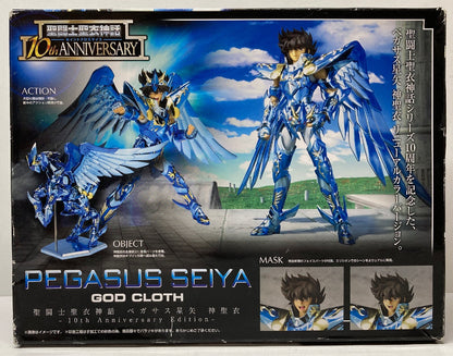 Bandai Saint Cloth Myth Pegasus Seiya God Cloth 10th Anniversary Edition