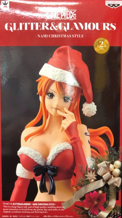 Banpresto - Glitter and Glamours - NAMI CHRISTMAS STYLE One Piece Nami Santa (Red)