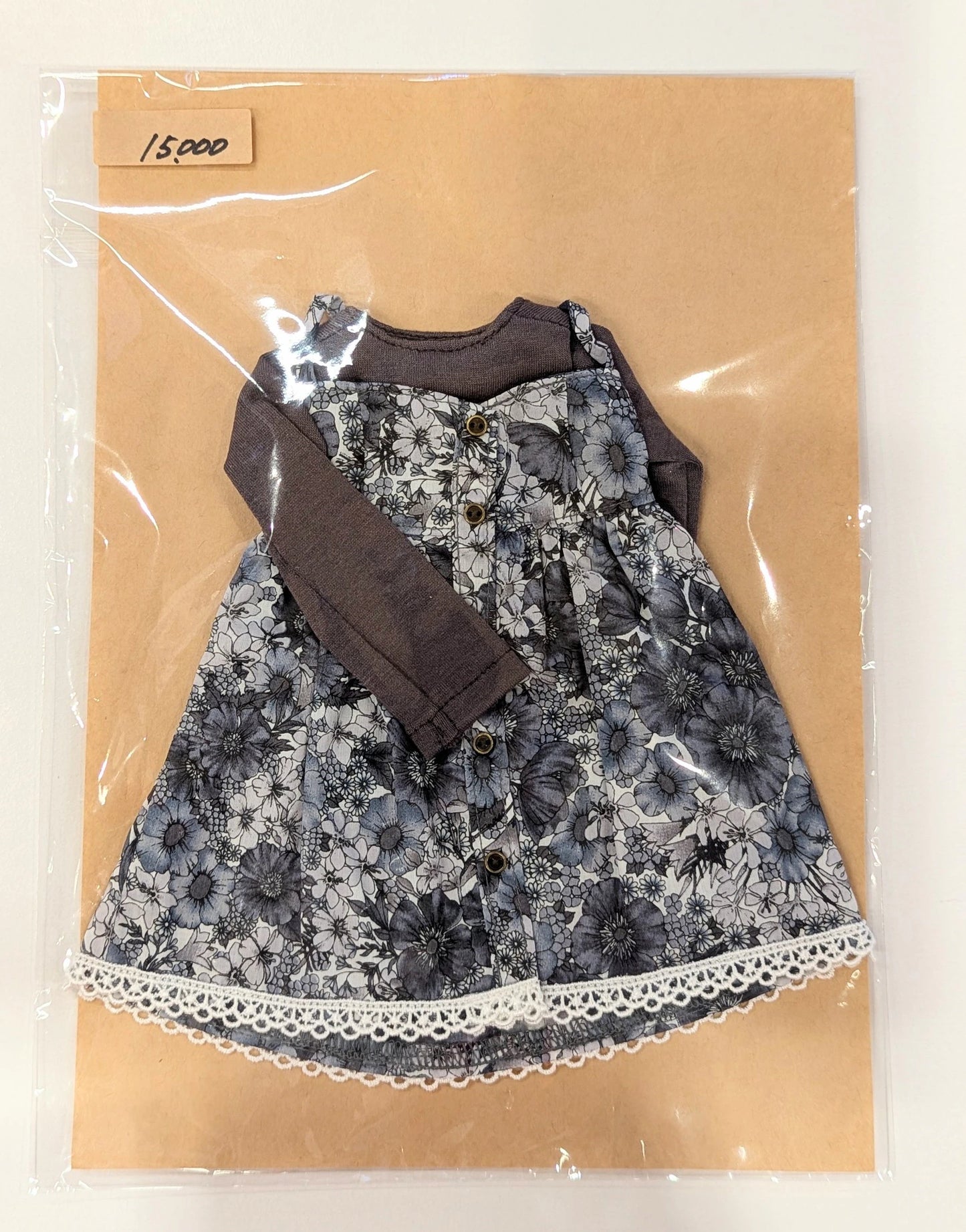 Borderline Toybox. MDD size dress & crew neck sweater set ver. Irish Grey