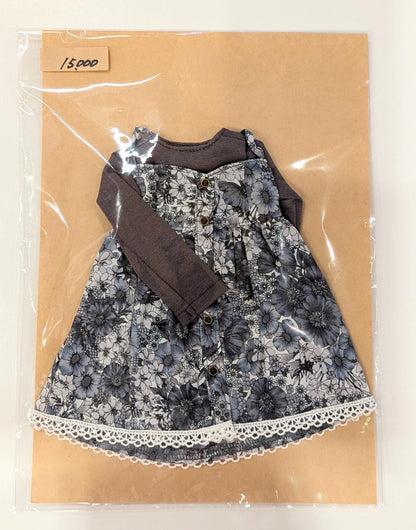 Borderline Toybox. MDD size dress & crew neck sweater set ver. Irish Grey