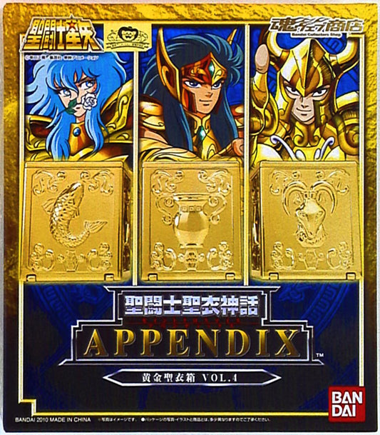 Bandai Saint Seiya Myth Cloth APPENDIX/Appendix Gold Cloth Box Vol.4/Tamashii Web Limited Edition