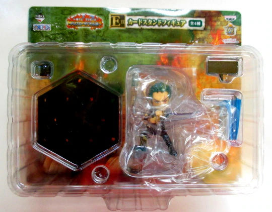 RFTERM0TOKEN – Ichiban Kuji One Piece Dressrosa Battle Edition E-Prize Kartenständer Figur Roronoa ・ Zoro