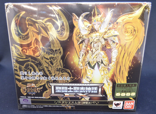 Bandai Saint Seiya Myth Cloth EX Aries Mu God-Cloth With First Edition Bonus Item