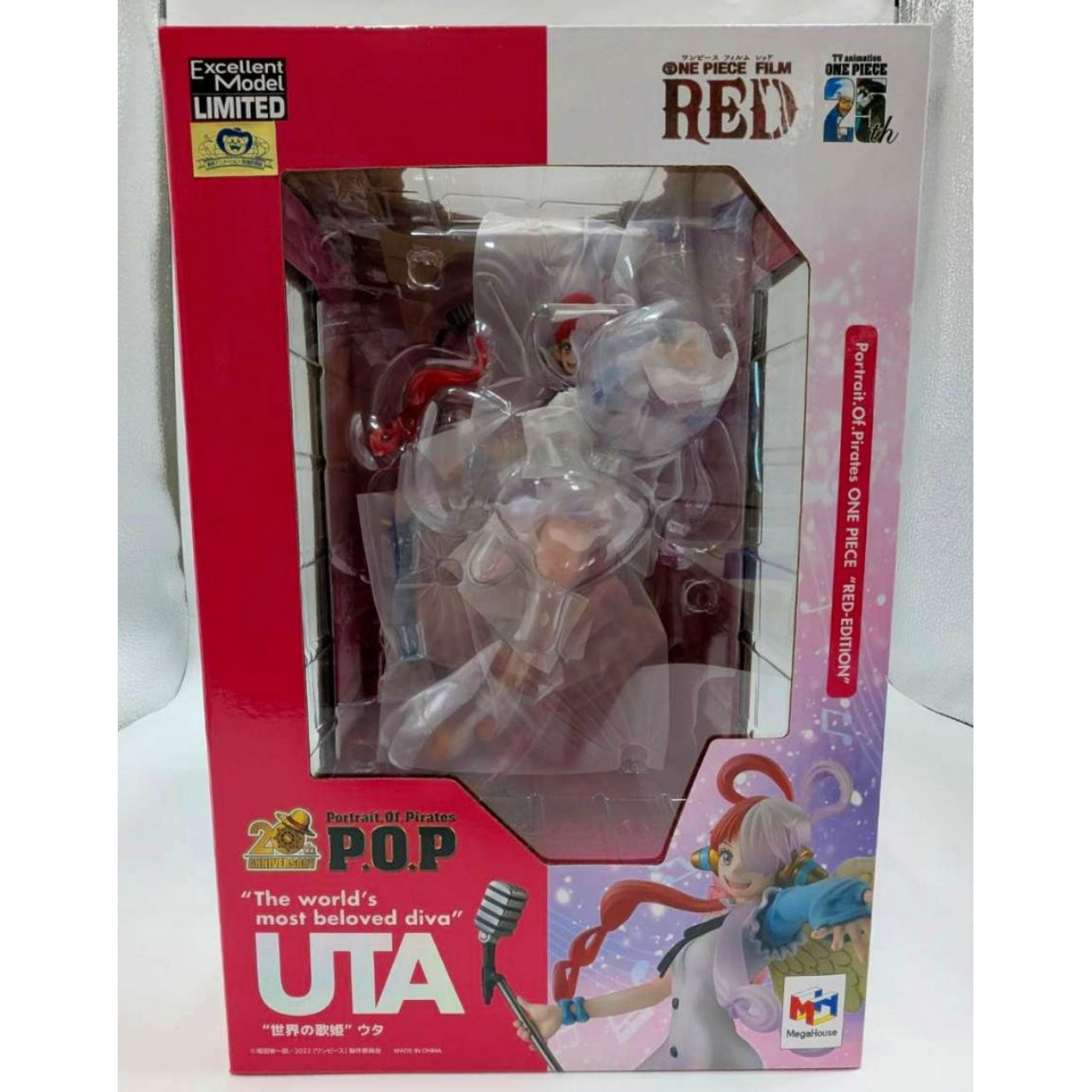 Megahouse One Piece P.O.P “RED-EDITION” “World Diva” Uta