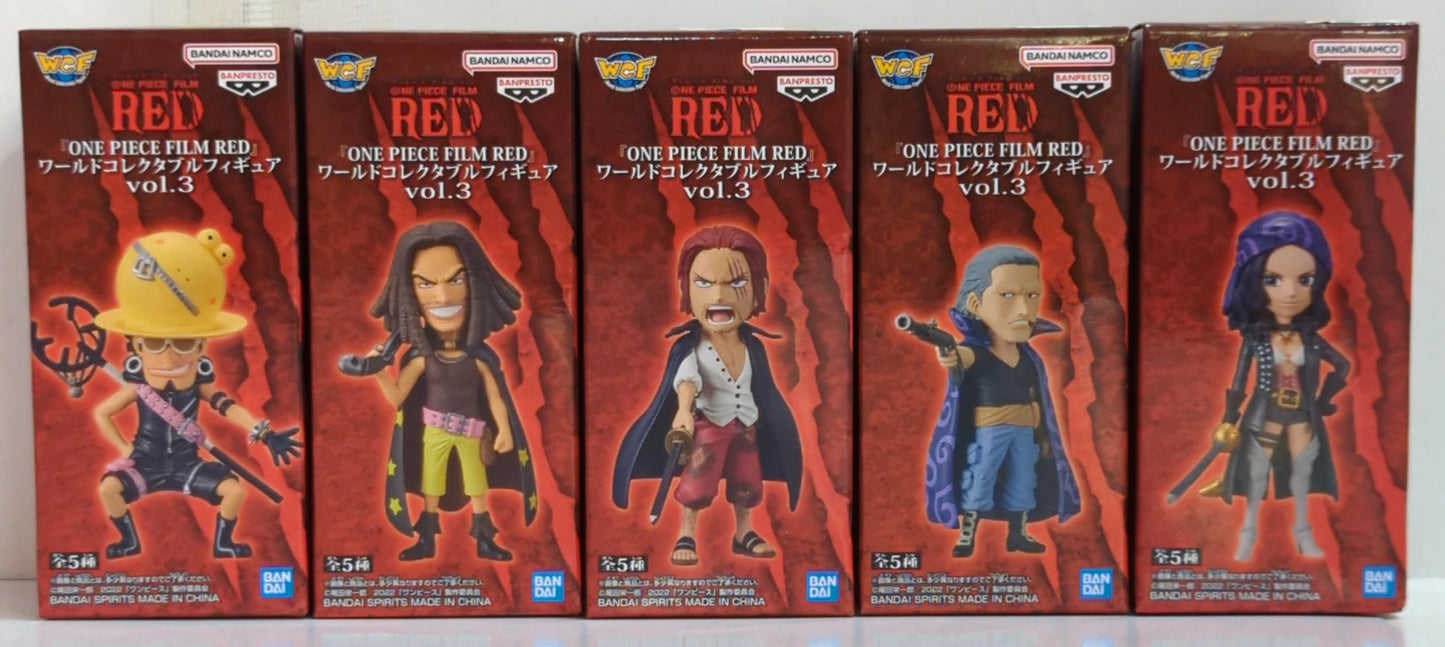 Bandai Spirits WCF One Piece ONE PIECE FILM RED vol.3 Complete 5 Piece Set