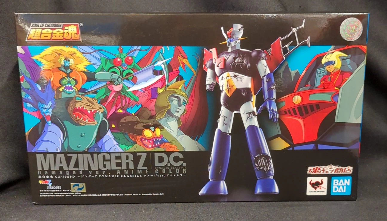 Bandai Spirits Soul of Chogokin Mazinger Z DC Damaged Ver. Anime Color GX-70SPD