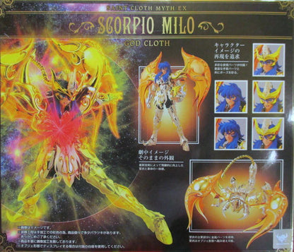 BANDAI Saint Seiya Myth Cloth EX Masami Kurumada Scorpion Milo (God Cloth) / God Cloth