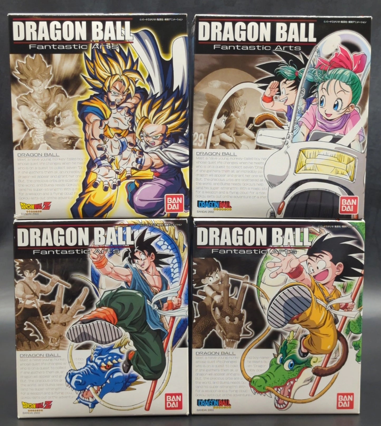 Bandai DB/Fantastic Arts Complete 4 Type Set