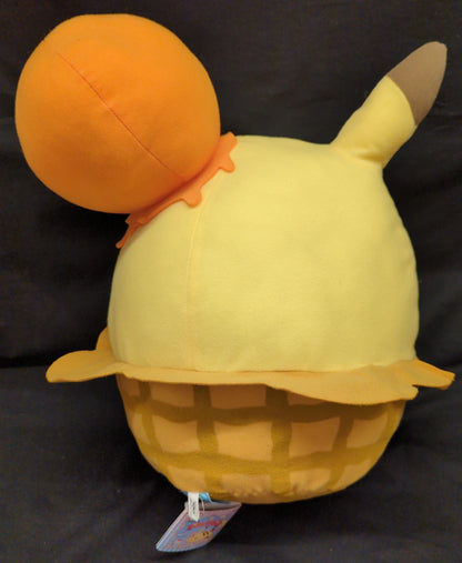 Banpresto Pokemon Tea Party Massive Plush Stuffed Toy Cool Ice Cream Pokemon Sun and Moon Pikachu Ice Cream