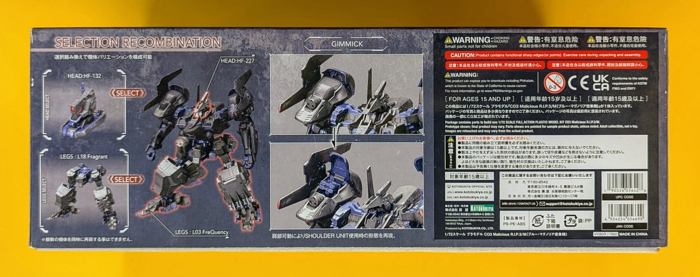 Kotobukiya CO3 Malicious RIP3M (Blue Magnolia) 1/72