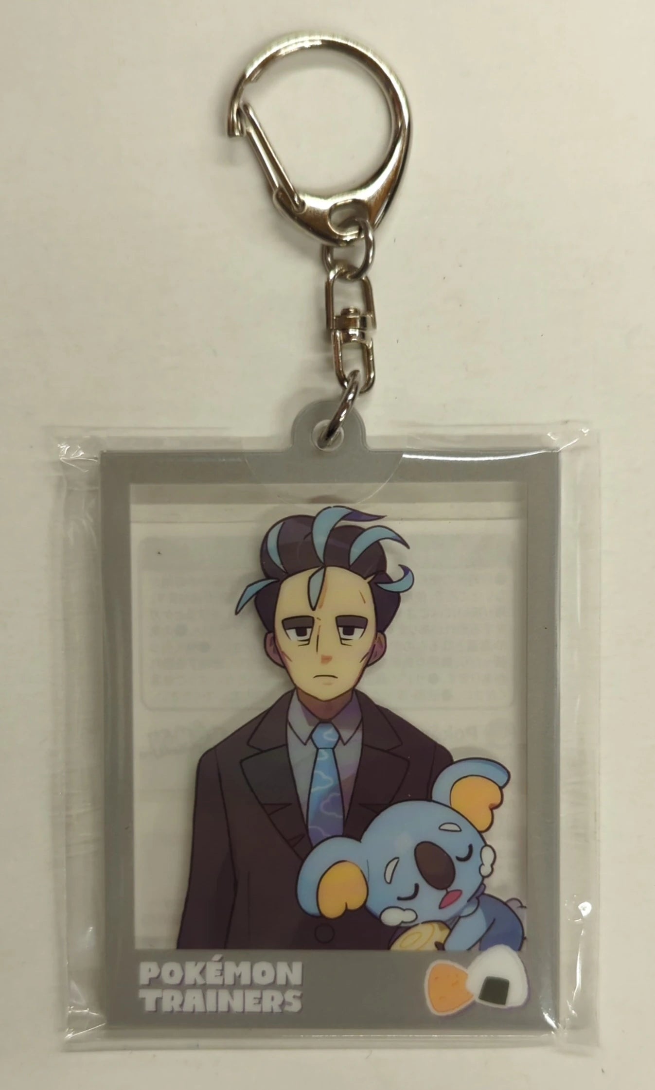 Portachiavi in ​​acrilico con cornice per foto Pokemon / ALLENATORI POKMON Pokemon Aoki e Nekoala