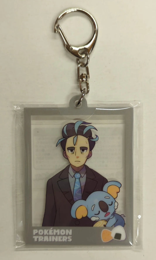 Portachiavi in ​​acrilico con cornice per foto Pokemon / ALLENATORI POKMON Pokemon Aoki e Nekoala