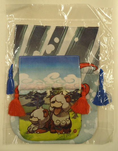 Pokemon reversible drawstring bag set of 2 Pocket Monsters HISUI DAYS