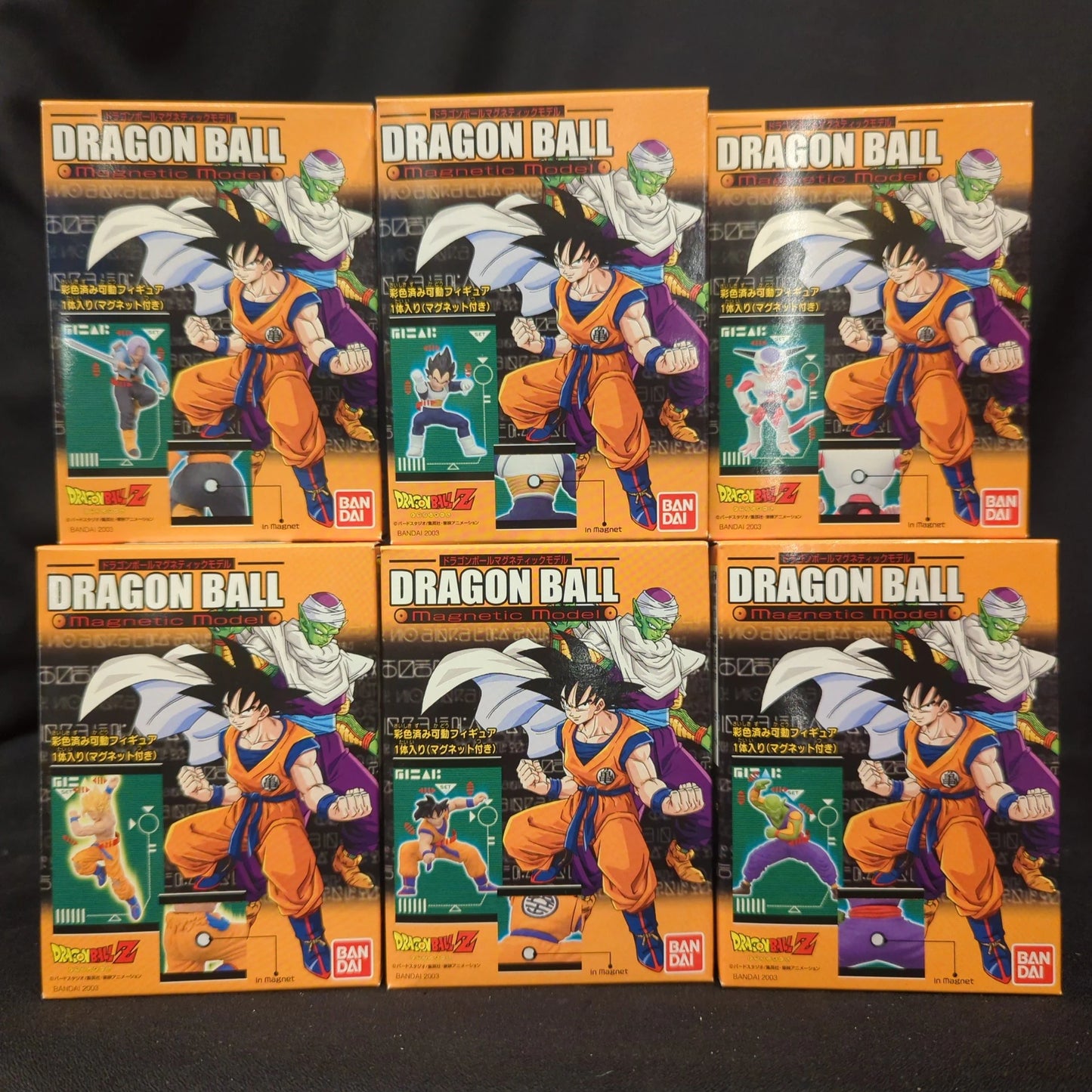 Bandai Dragon Ball Magnetic Model, All 6 types