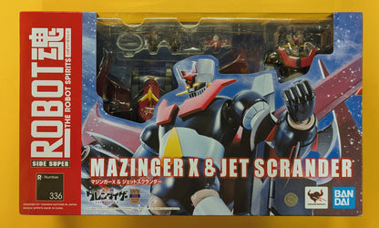 Bandai ROBOT Spirits < SIDE SUPER > Mazinger X & Jet Scrander X
