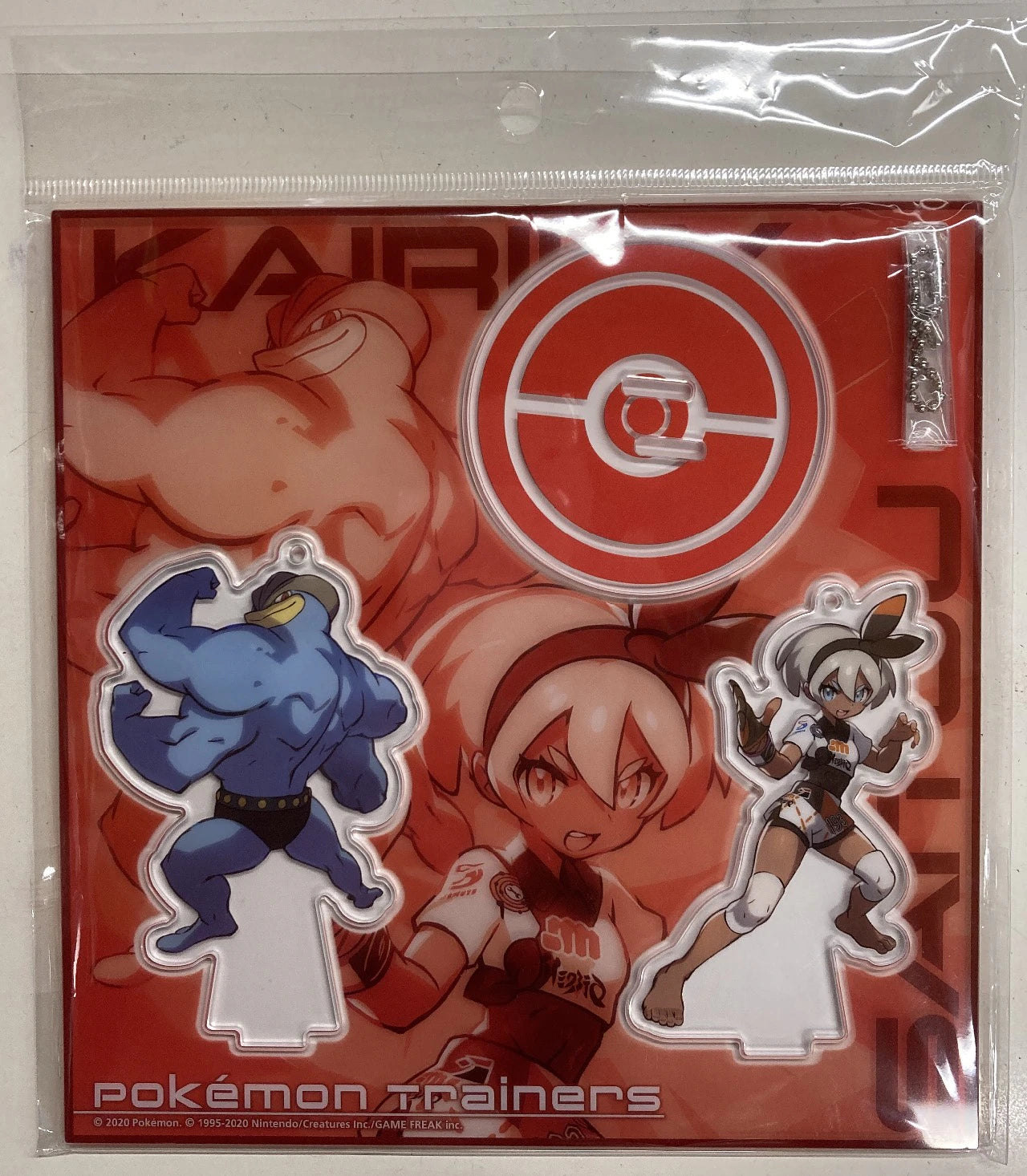 Pokemon Acrylic Stand Keychain/Pokemon Trainers Pocket Monsters Saito and Machamp