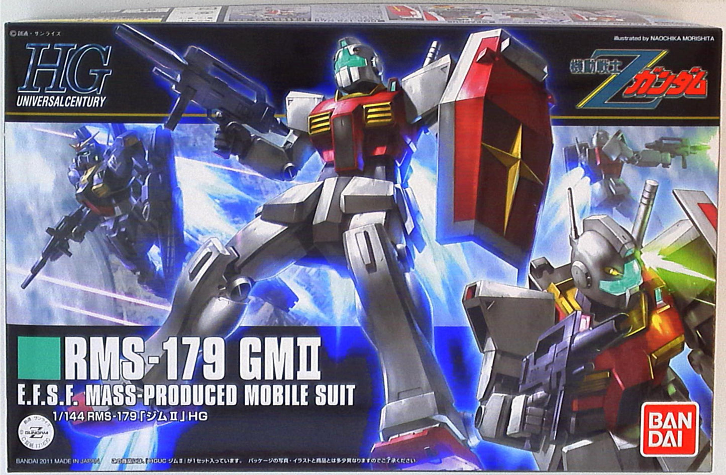 BANDAI HGUC Z GUNDAM Z GUNDAM gym II not assembled / package damaged.
