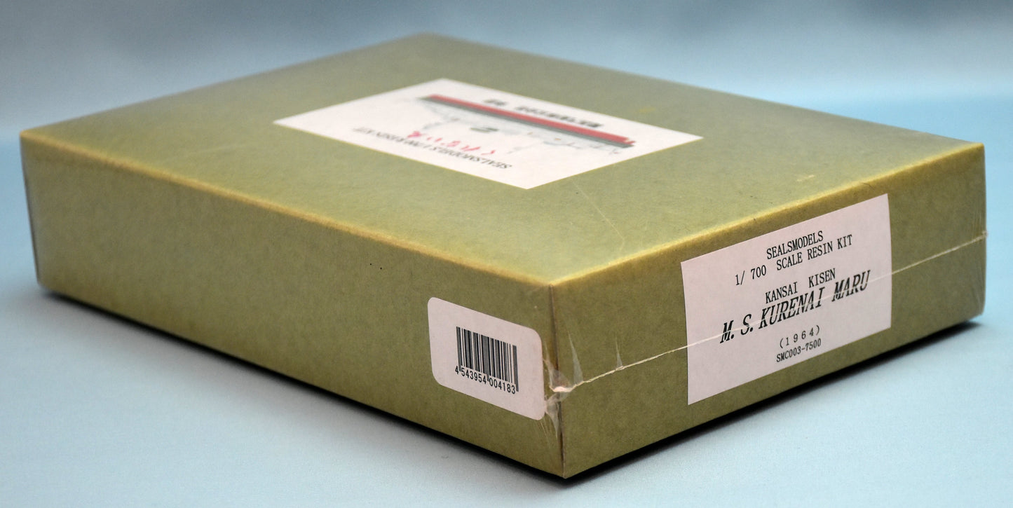 Shields Models 1/700 Resin Kit Kansai Kisen Kurenai Maru 1964 Available for production SMC003