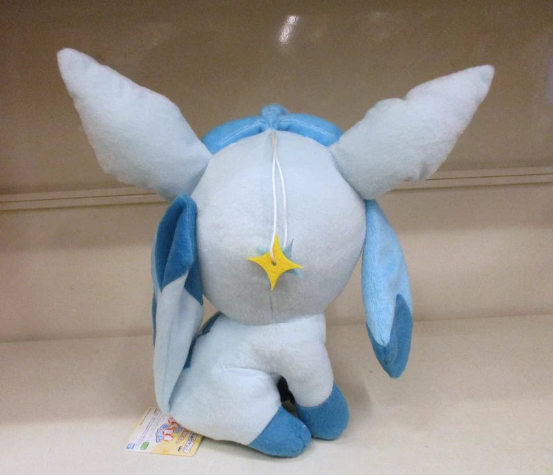 Banpresto Big Round Korotto Manmaru Nuigurumi "Wagging Tail" Glaceon, Emonga, Wanpachi Glaceon