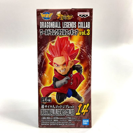DRAGONBALL LEGENDS COLLAB World Collectible Figure vol.3 Super Saiyan God Giblet 82187