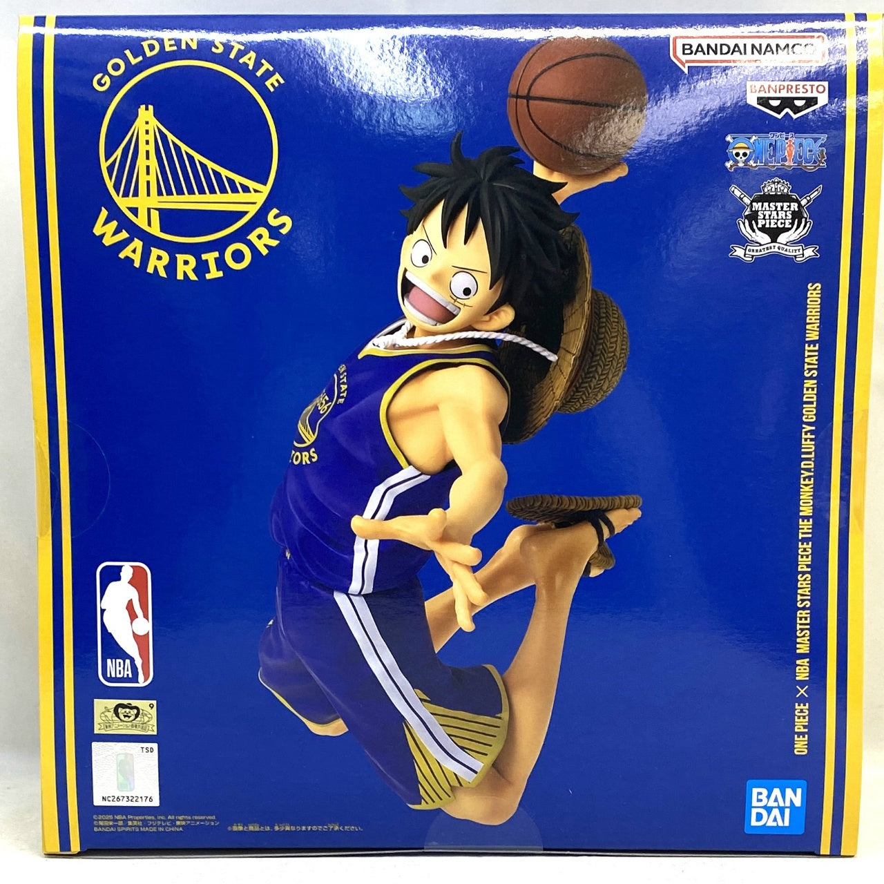 バンダイ ONE PIECE ×NBA MASTER STARS PIECE THE MONKEY.D.LUFFY GOLDEN STATE WARRIORS