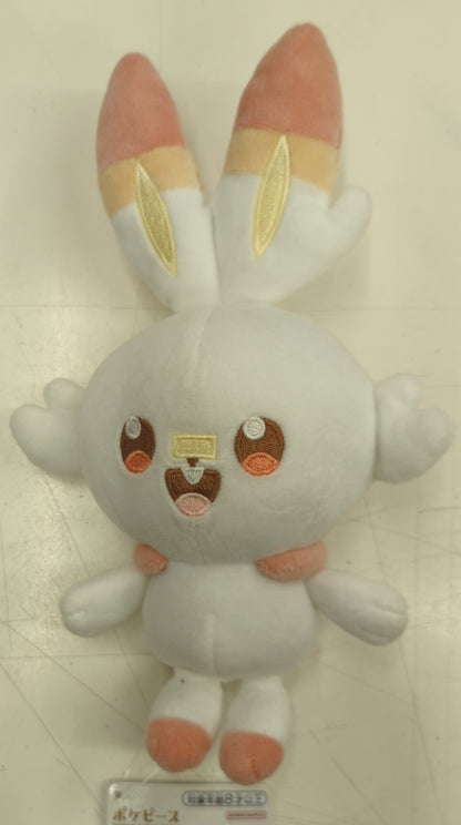 Bandai Spirits Poke Piece Plush Stuffed Toy Pichu, Piplup, and Scorbunny Pokemon Scorbunny