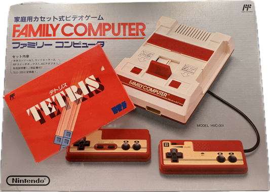 Famicom Console With Tetris