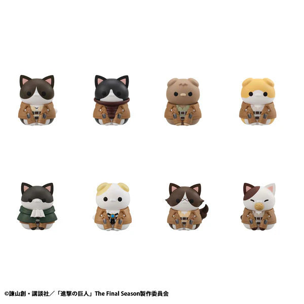 MEGA CAT PROJECT Attack on Titan Attack on Cat The Survey Corps gathers! Quantity in 1BOX: 8