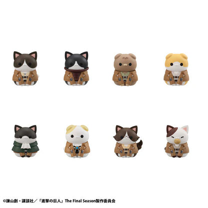 MEGA CAT PROJECT Attack on Titan Attack on Cat The Survey Corps gathers! Quantity in 1BOX: 8