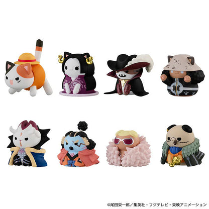 MEGA CAT PROJECT One Piece Nyan Piece Nyan! Luffy and the Seven Warlords of the Sea 1BOX Quantity: 8