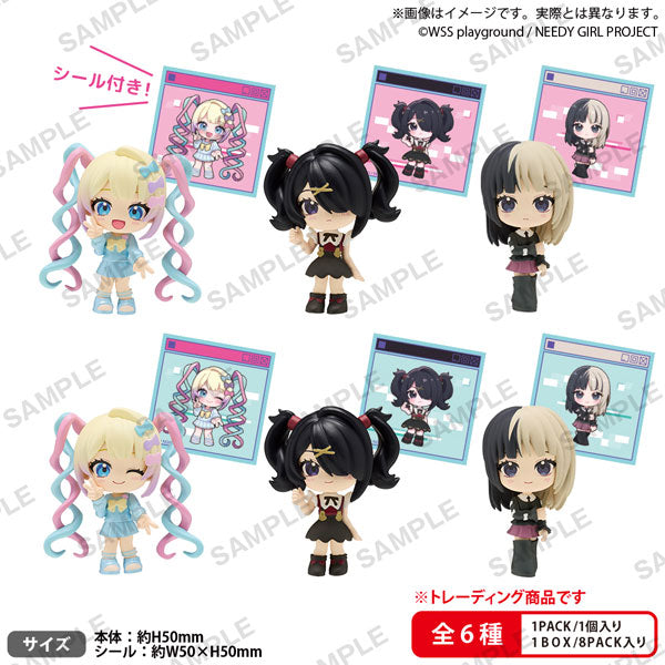 BUSHIROAD THE BOX NEEDY GIRL OVERDOSE Sammelfigur RICH <<6 Typen> Menge in 1BOX: 8