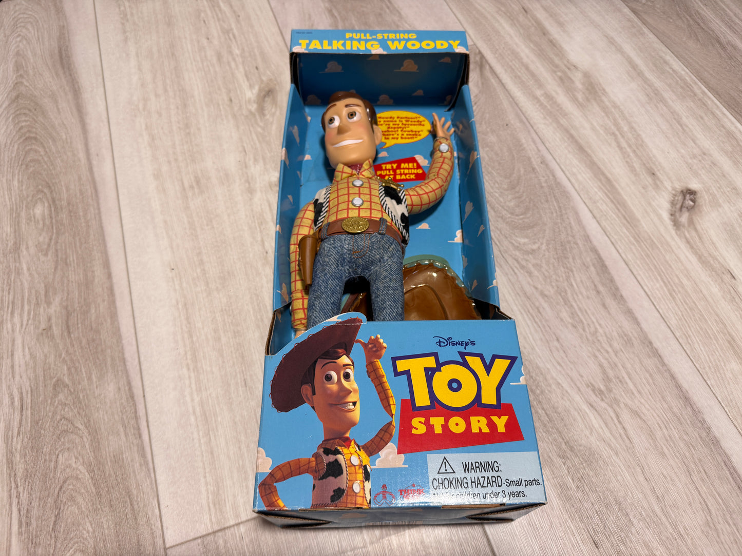 Thinkway Toy Story 1995 Talking Pull String 1° Edizione Woody