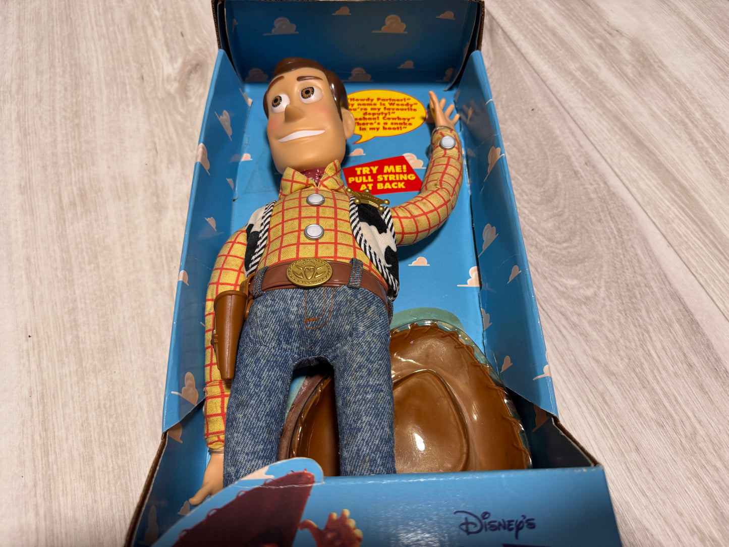 Thinkway Toy Story 1995 Talking Pull String 1° Edizione Woody