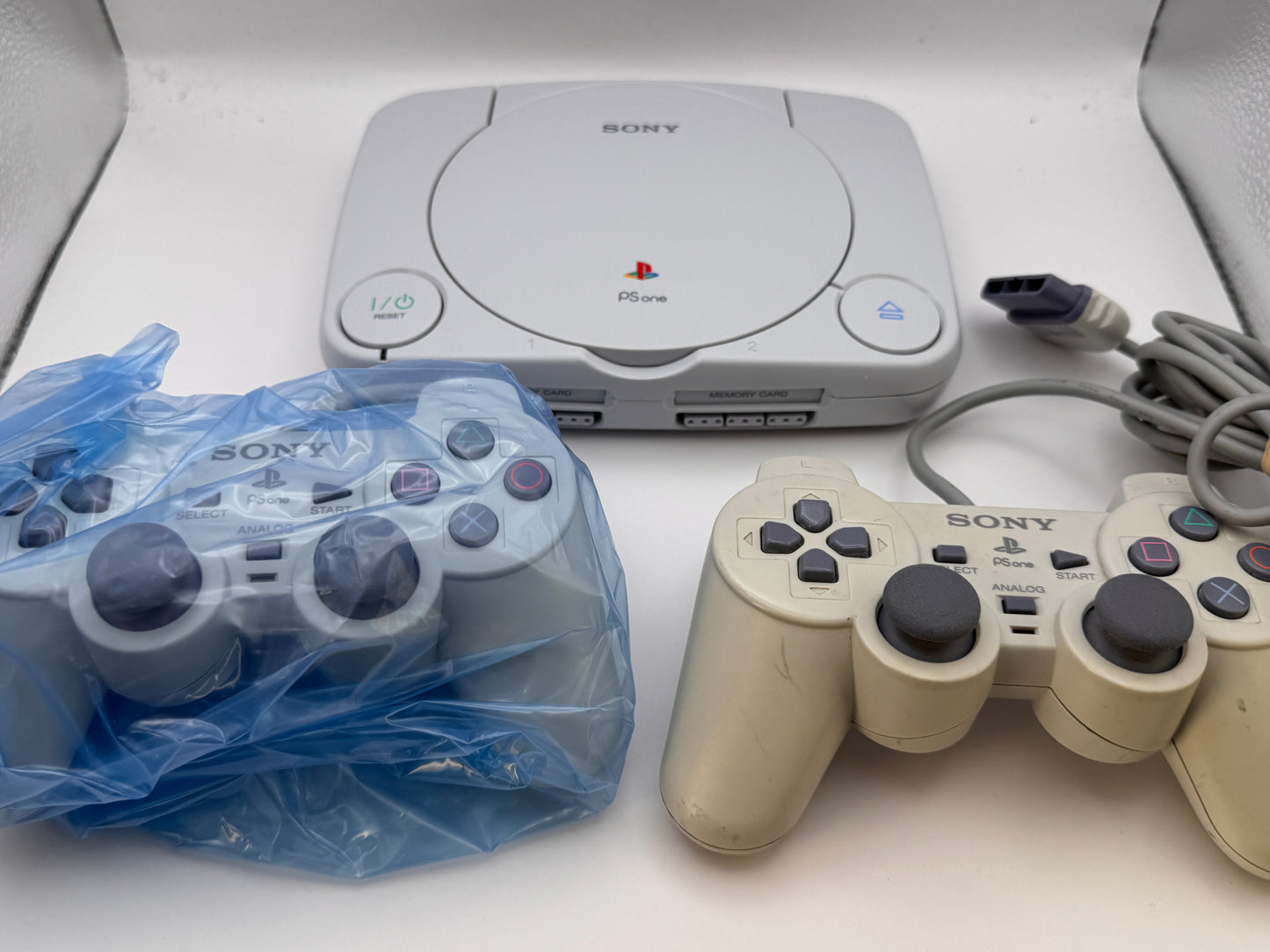 Psone Console Boxed + Game + controller