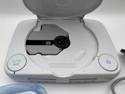 Psone Console Boxed + Game + controller