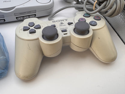 Psone Console Boxed + Game + controller