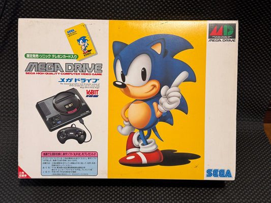 Sega Megadrive Rare Sonic Card Version