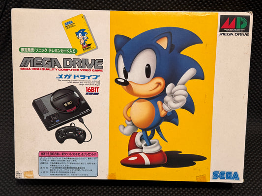 Sega Megadrive Rare Sonic Card Version