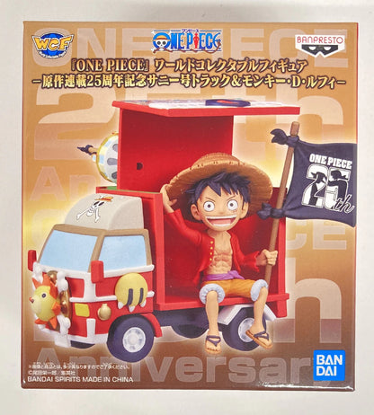BANDAI SPIRITS WCF World Collectable Figure: Sunny Truck and Monkey D Luffy, 25th Anniversary of the Original Work