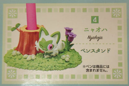 Re-Ment Pokemon DesQ Desktop Figure: Welcome to the Paldea Region! Pokemon Nyaoha/Pen Stand 4