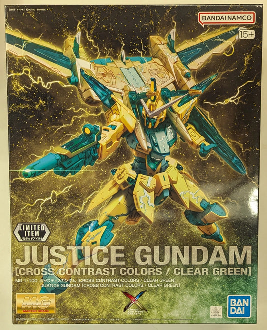 BANDAI SPIRITS MG 1/100 Mobile Suit Gundam Seed Justice Gundam [CROSS CONTRAST COLORS / CLEAR YELLOW] LIMITED