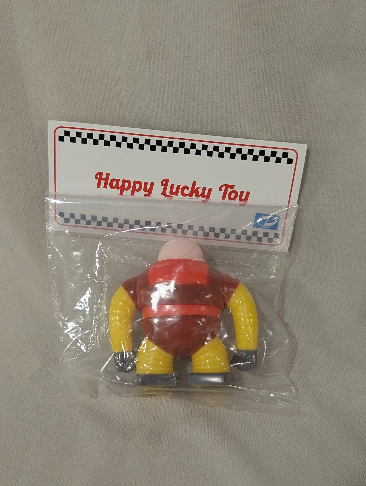 HAPPY LUCKY TOY Boss Borot Soft Vinyl Yellow Molding/Brown/Orange/Gray