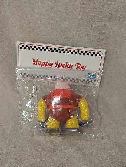 HAPPY LUCKY TOY Boss Borot Soft Vinyl Yellow Molding/Brown/Orange/Gray