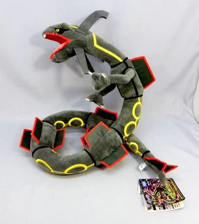 TAKARA TOMY Pokemon Plush Stuffed Toy Pocket Monsters Black Rayquaza