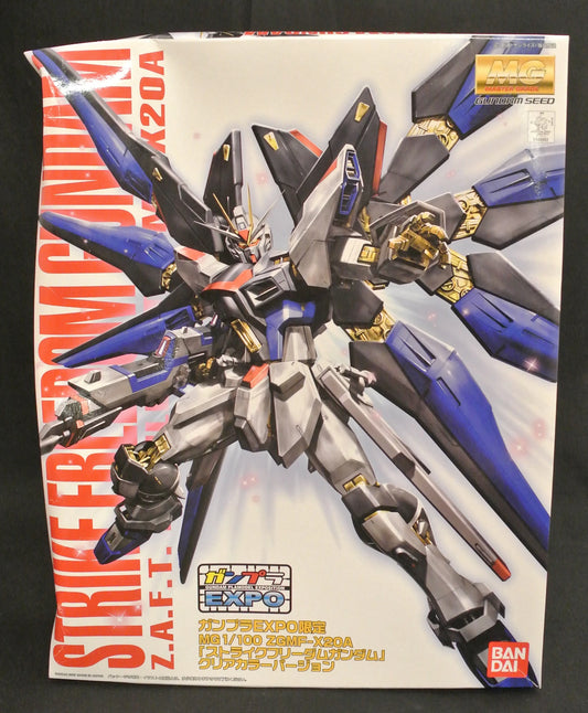 BANDAI - MG/Gundam SEED Strike Freedom Gundam (Clear Color Ver) / Gunpla Expo limited 1/100 , MG